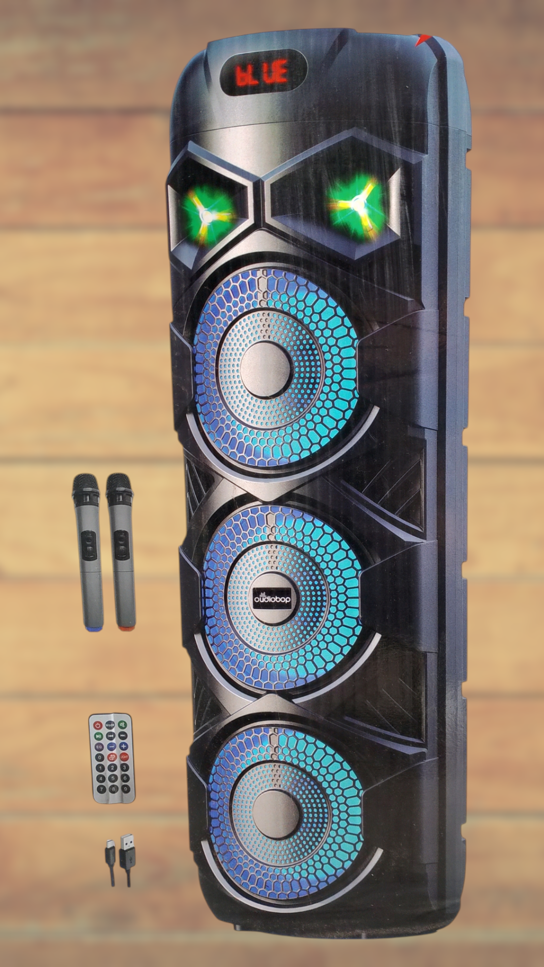 Bluetooth Speaker (with wireless 2 mic)