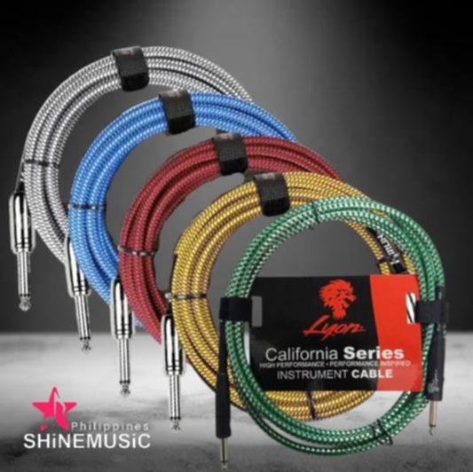 Lyon Guitar Cable 5 metes Braided