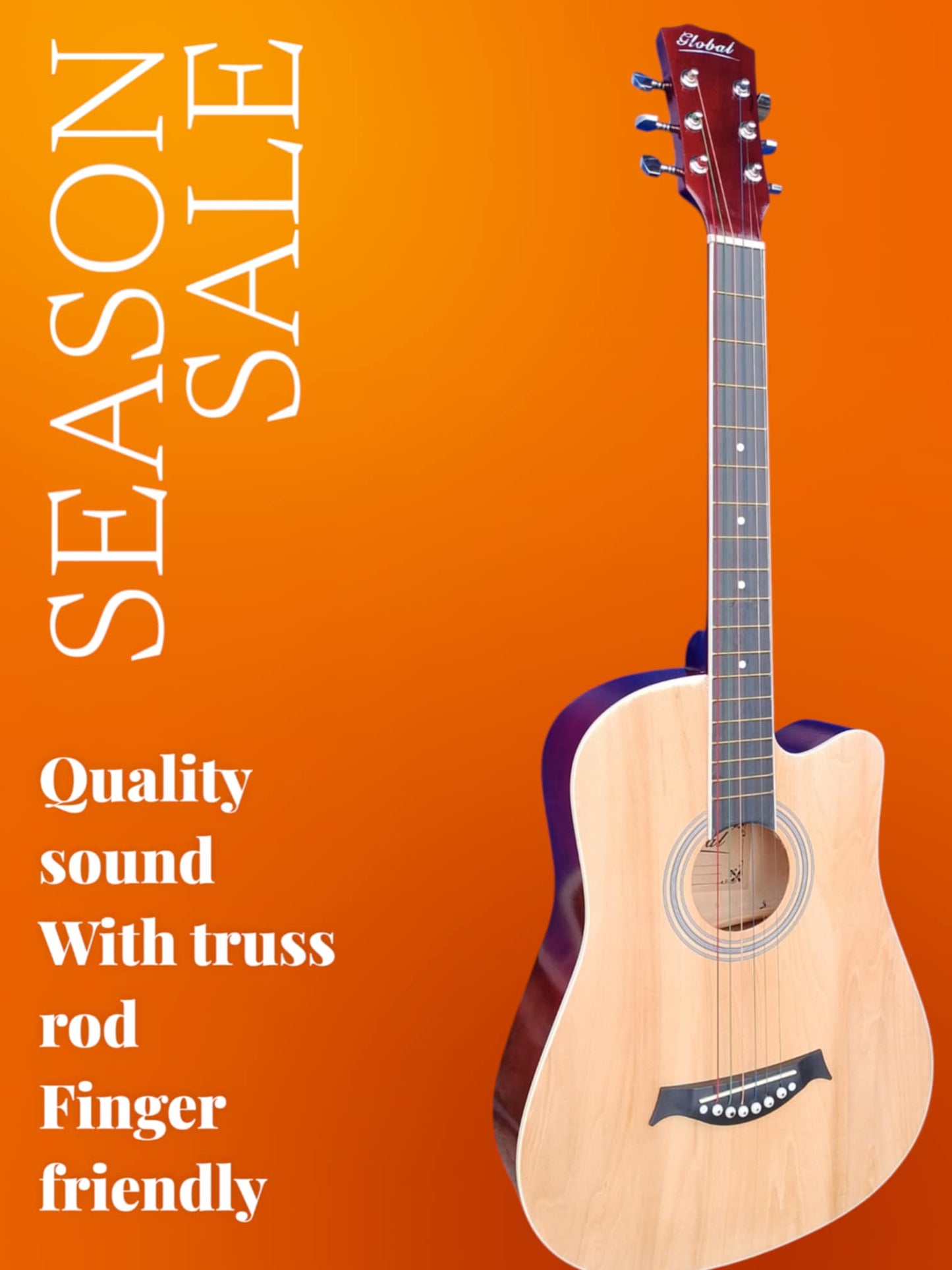 Acoustic Guitar Global w/  Truss Rod