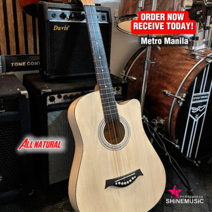 Global Acoustic Guitar All natural Metro Manila Only
