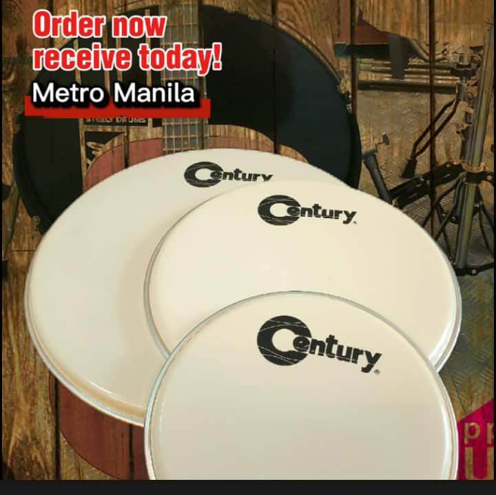 Century Drumhead White 6, 8, 10, 12, 13, 14, 15, 16, 18, 20, 22, 24