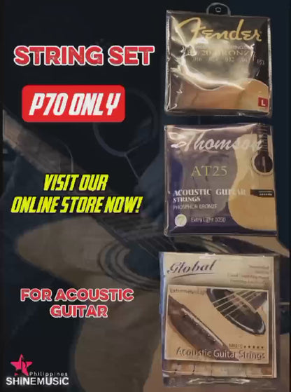 Acoustic Guitar String Set Promo Price P70 only